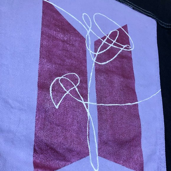 Painted BTS Denim Jacket - Picture 4 of 4